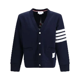 Blue Cotton Cardigan