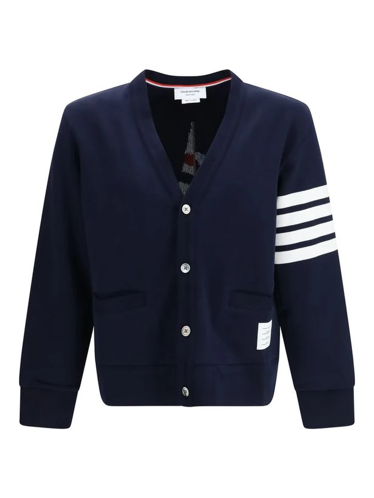 Blue Cotton Cardigan