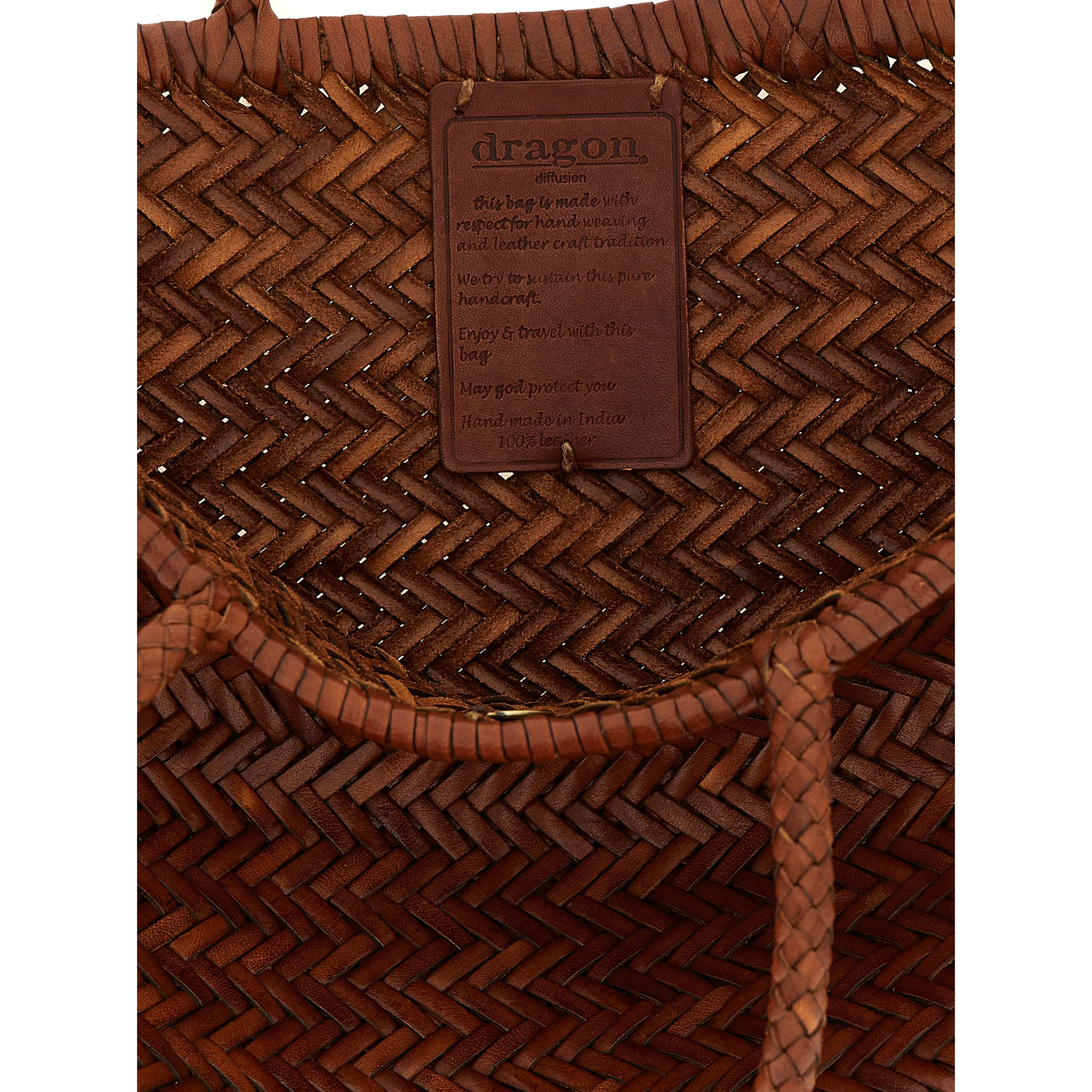 Brown Calfskin Shoulder Bag