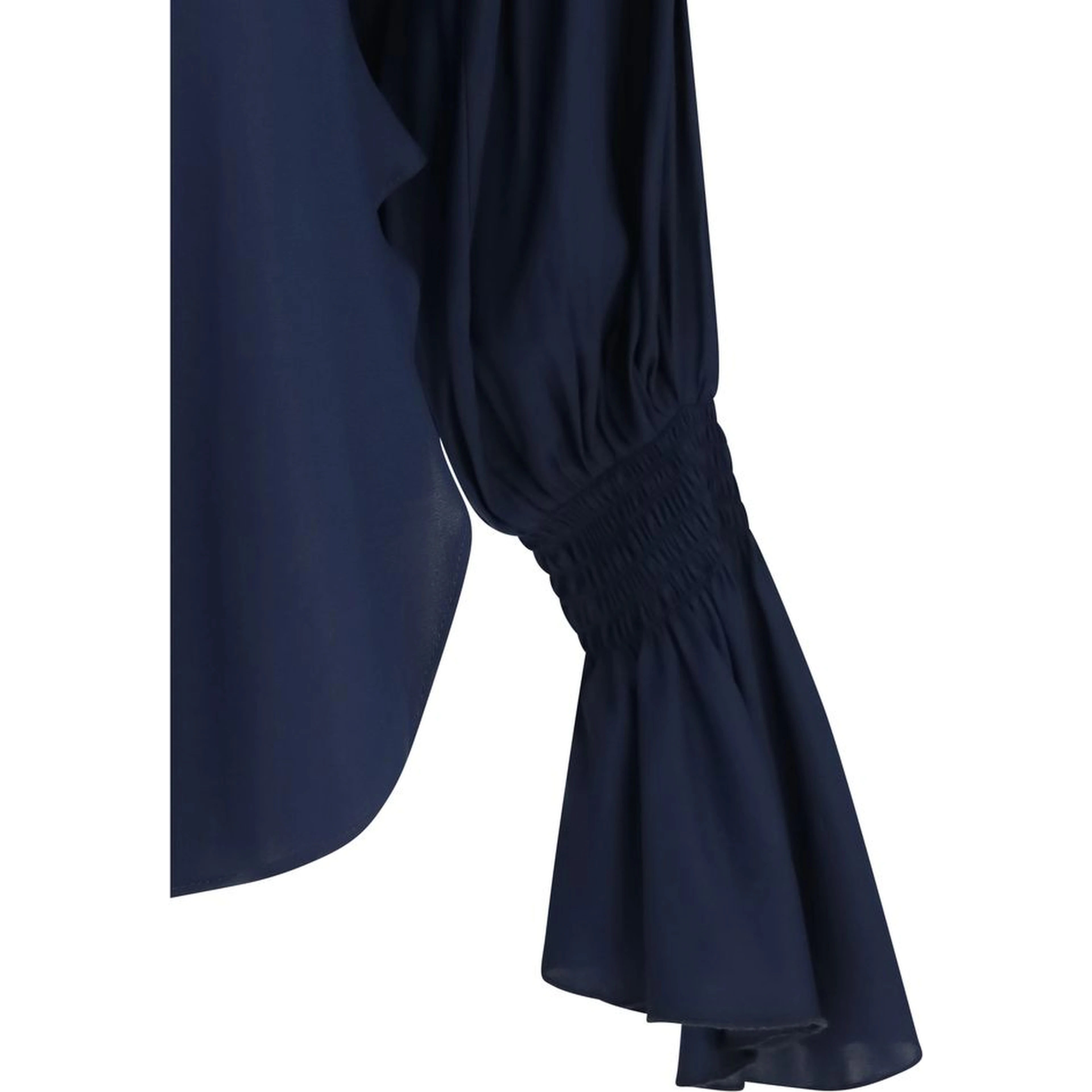 Blue Silk Shirt