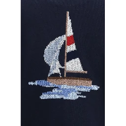 Blue Cotton Cardigan