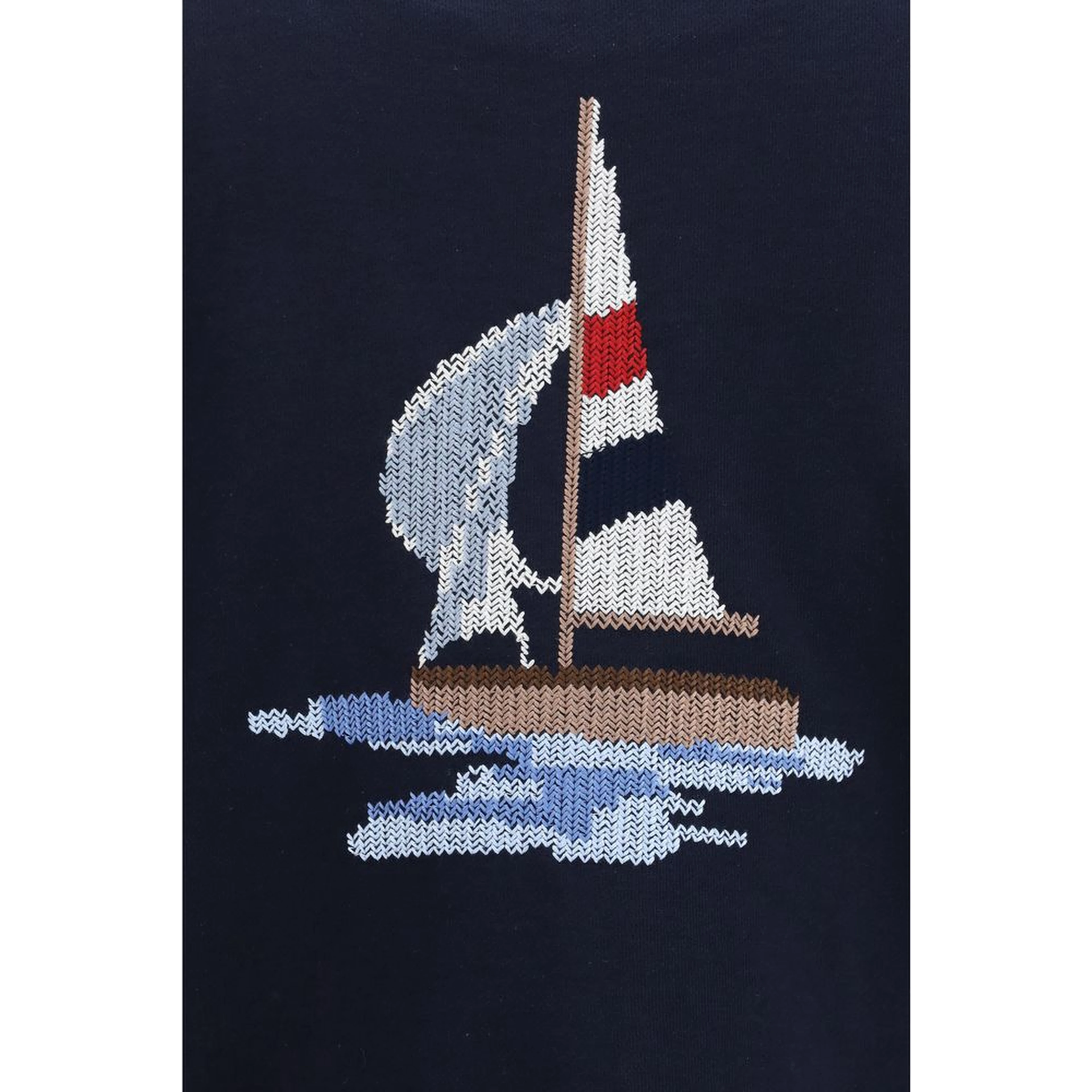 Blue Cotton Cardigan