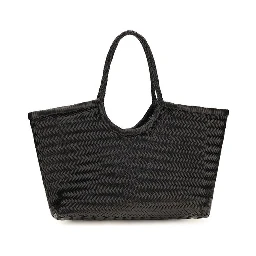 Black Calf Leather Bos Taurus Handbag