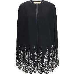 Black Wool Oves Aries Coat