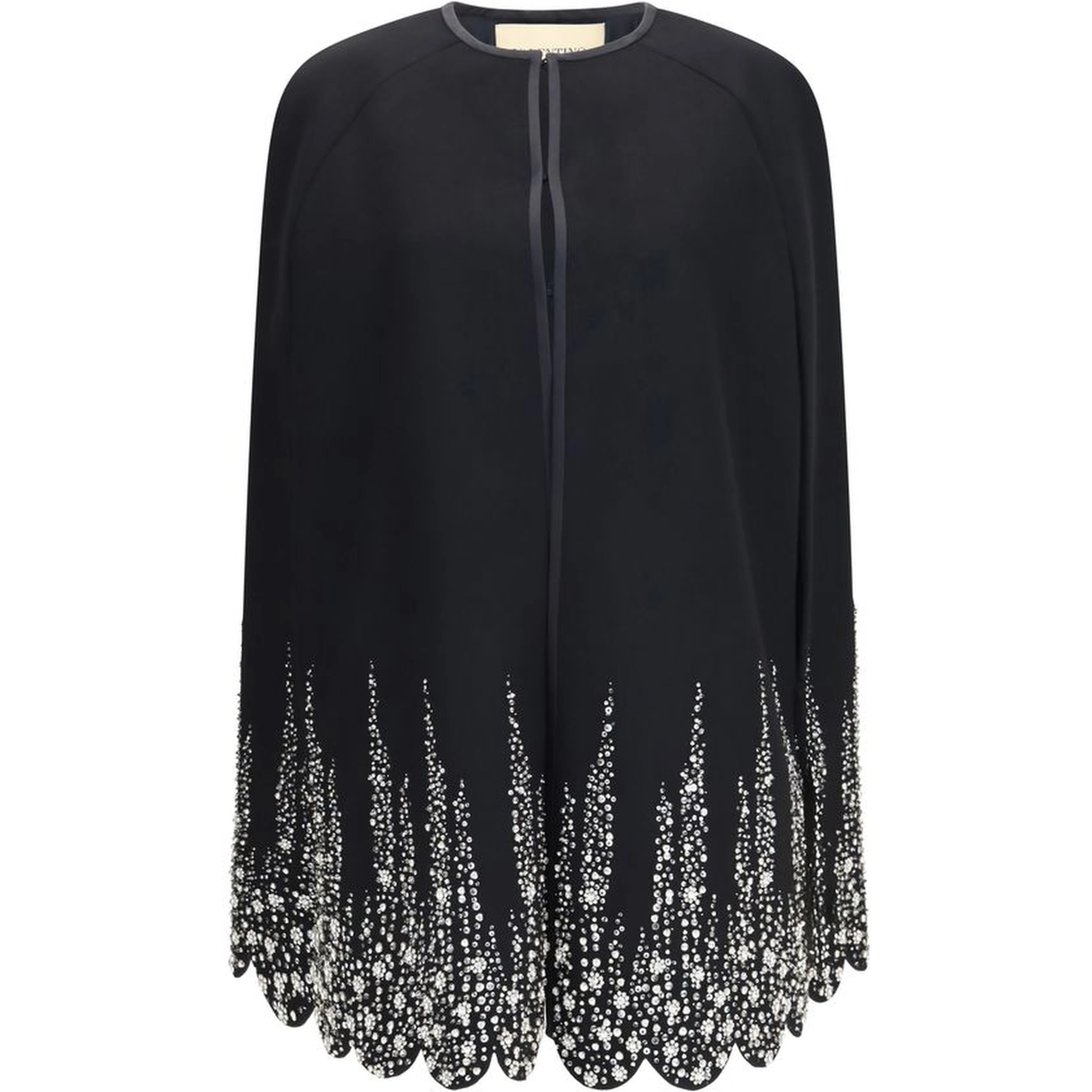 Black Wool Oves Aries Coat