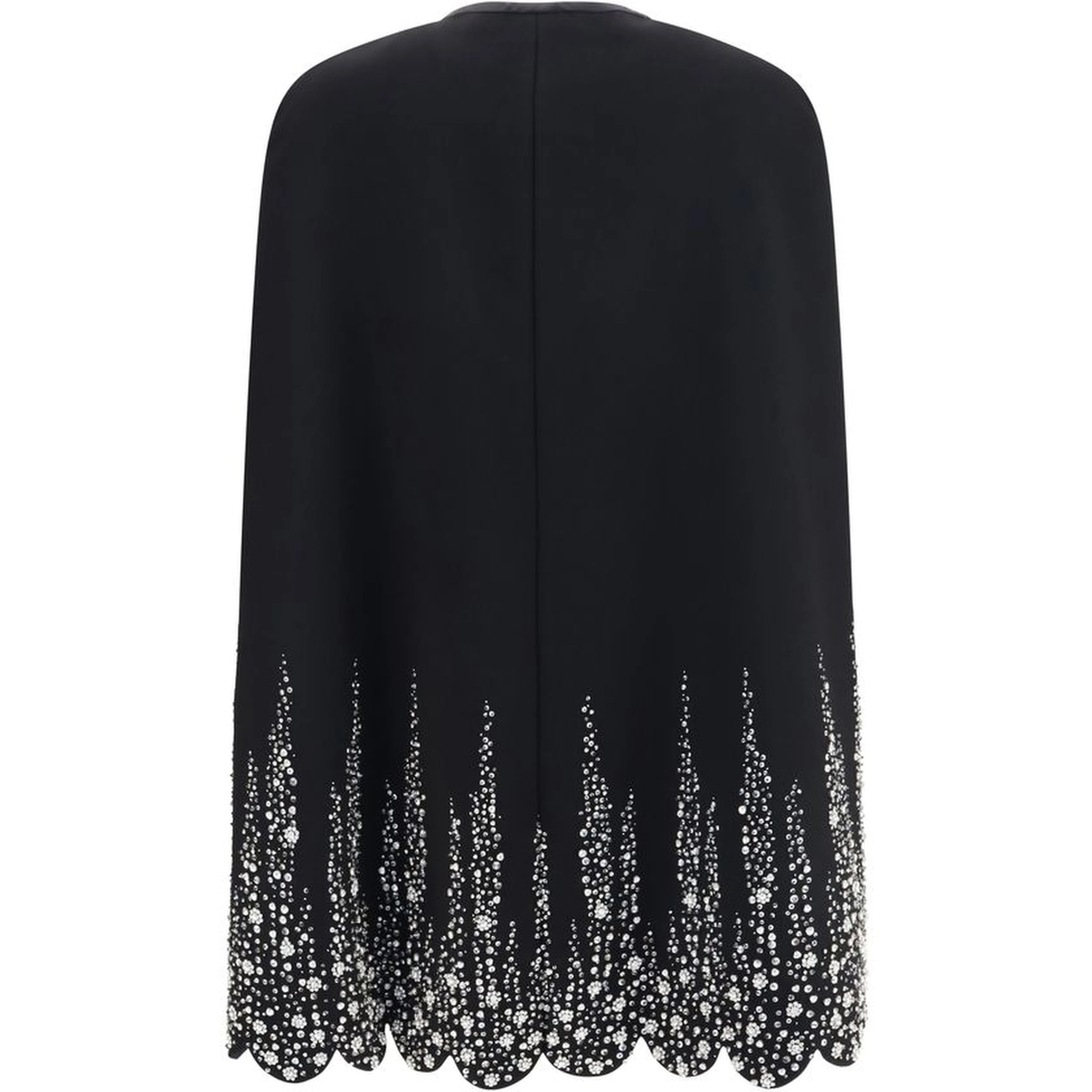 Black Wool Oves Aries Coat