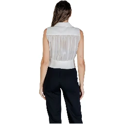 White Polyester Blouse