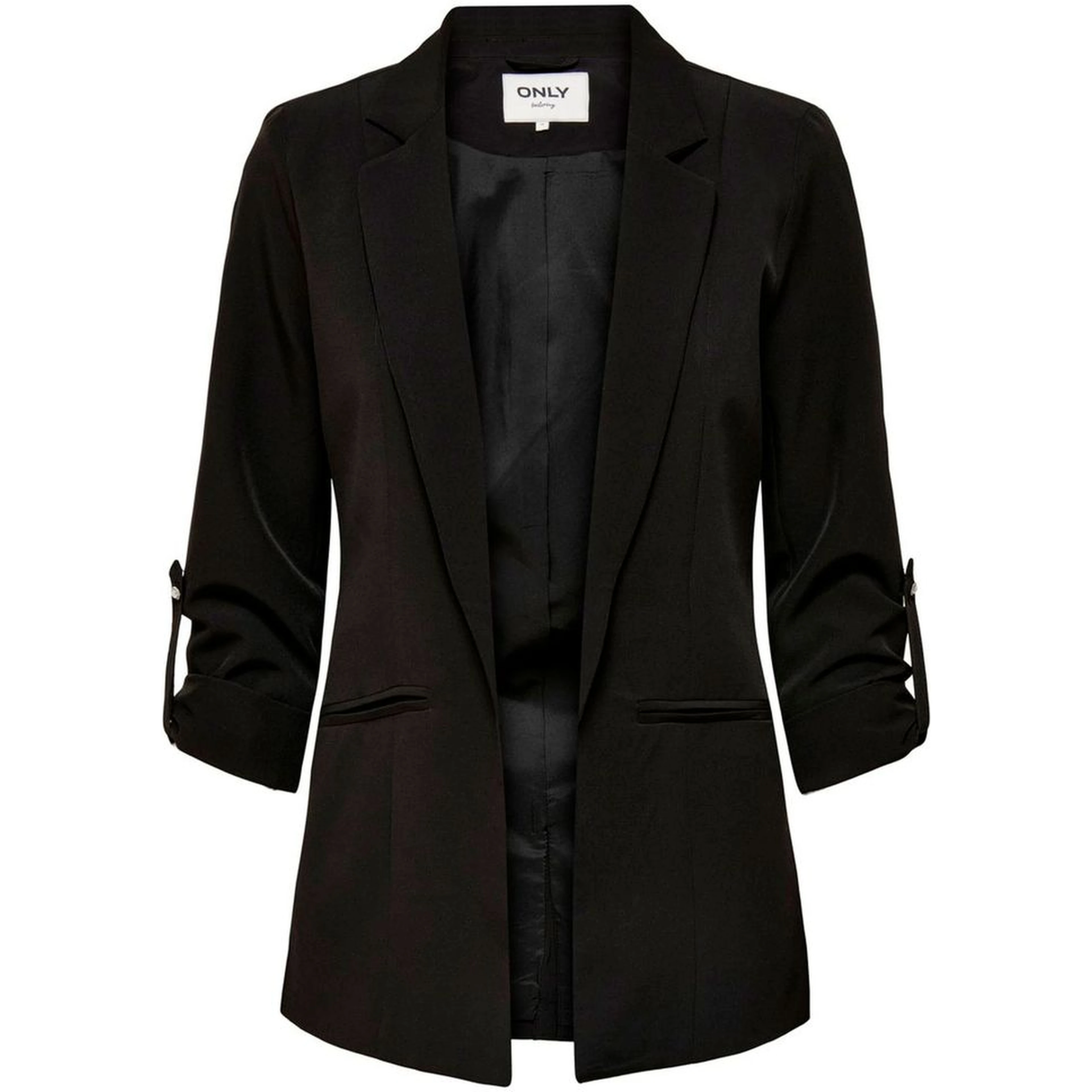 Black Polyester Blazer