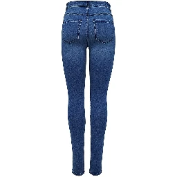 Light Blue Cotton Skinny Jeans