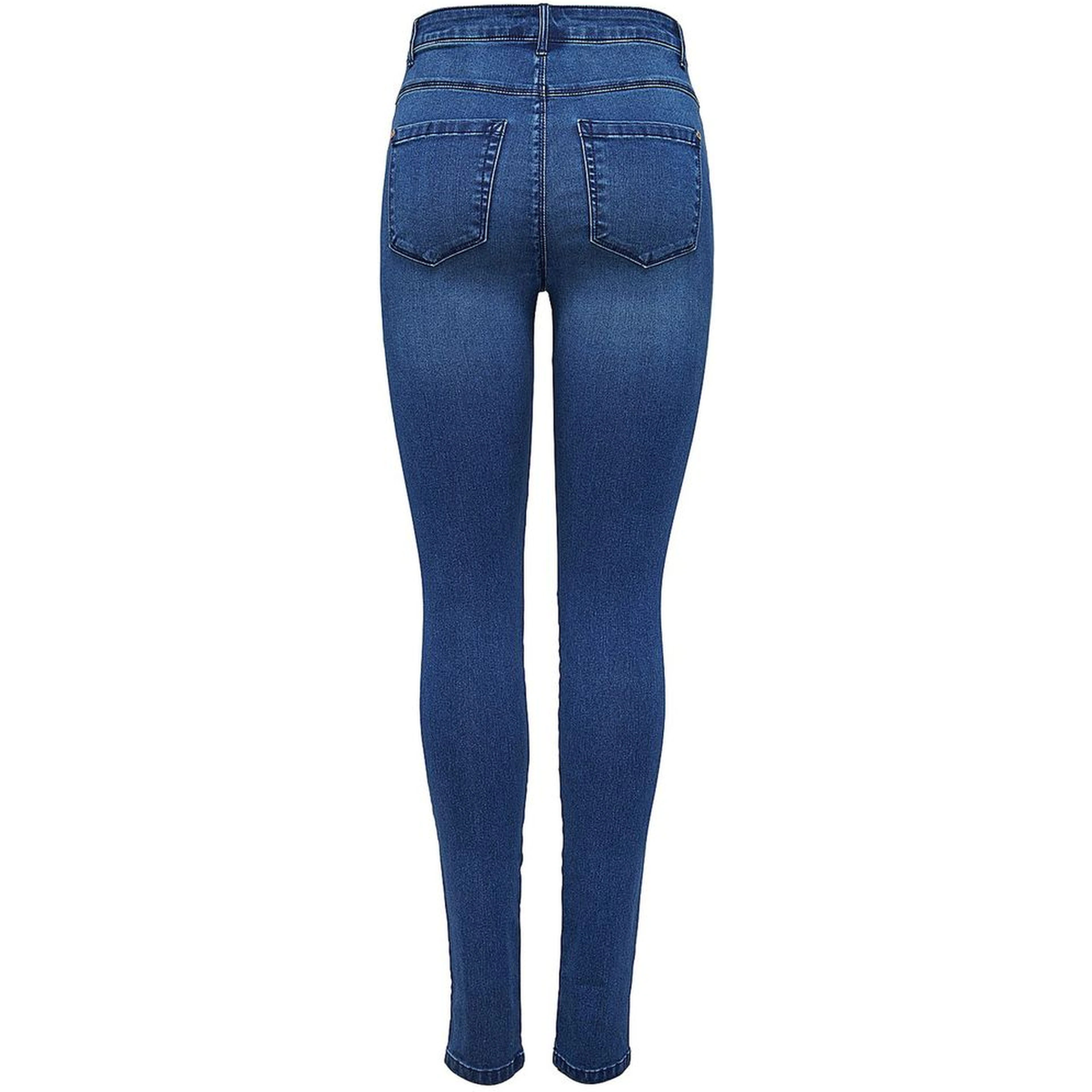Light Blue Cotton Skinny Jeans