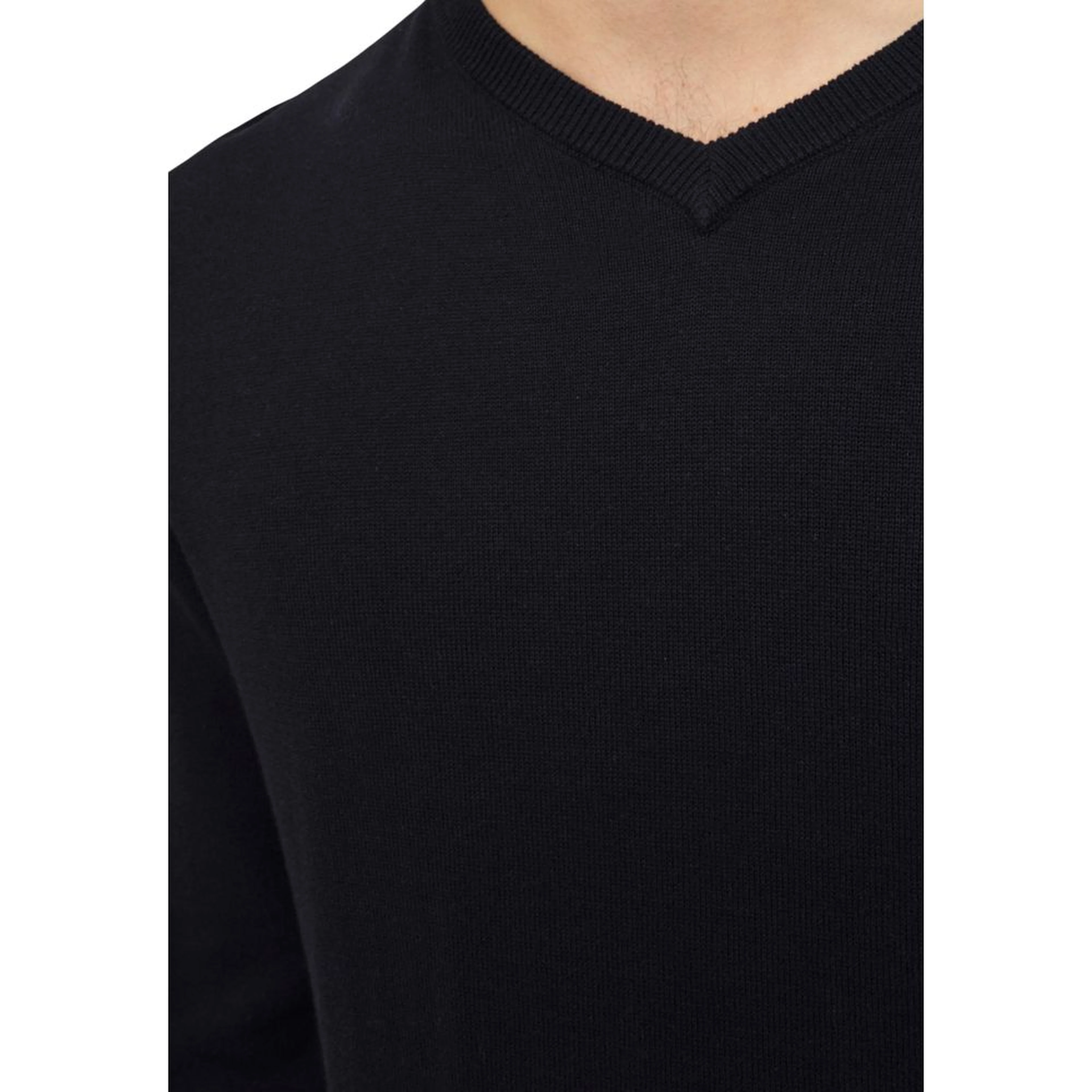 Black Cotton Sweatshirt