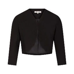 Black Polyester Coat