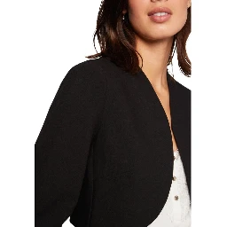 Black Polyester Coat