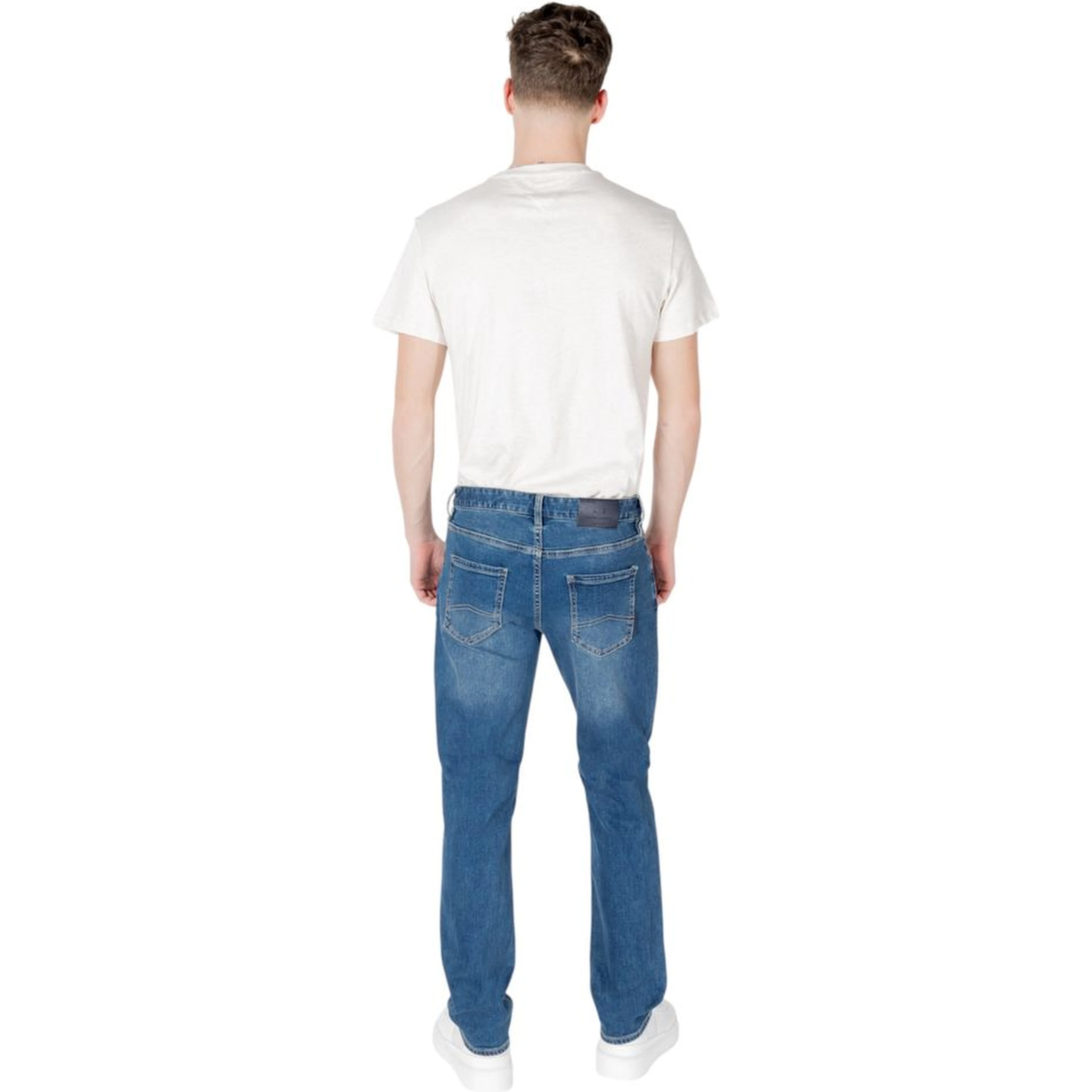 Blue Cotton Skinny Jeans