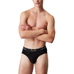 Black And White Cotton Briefs