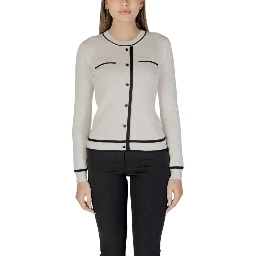 Cream Viscose Cardigan