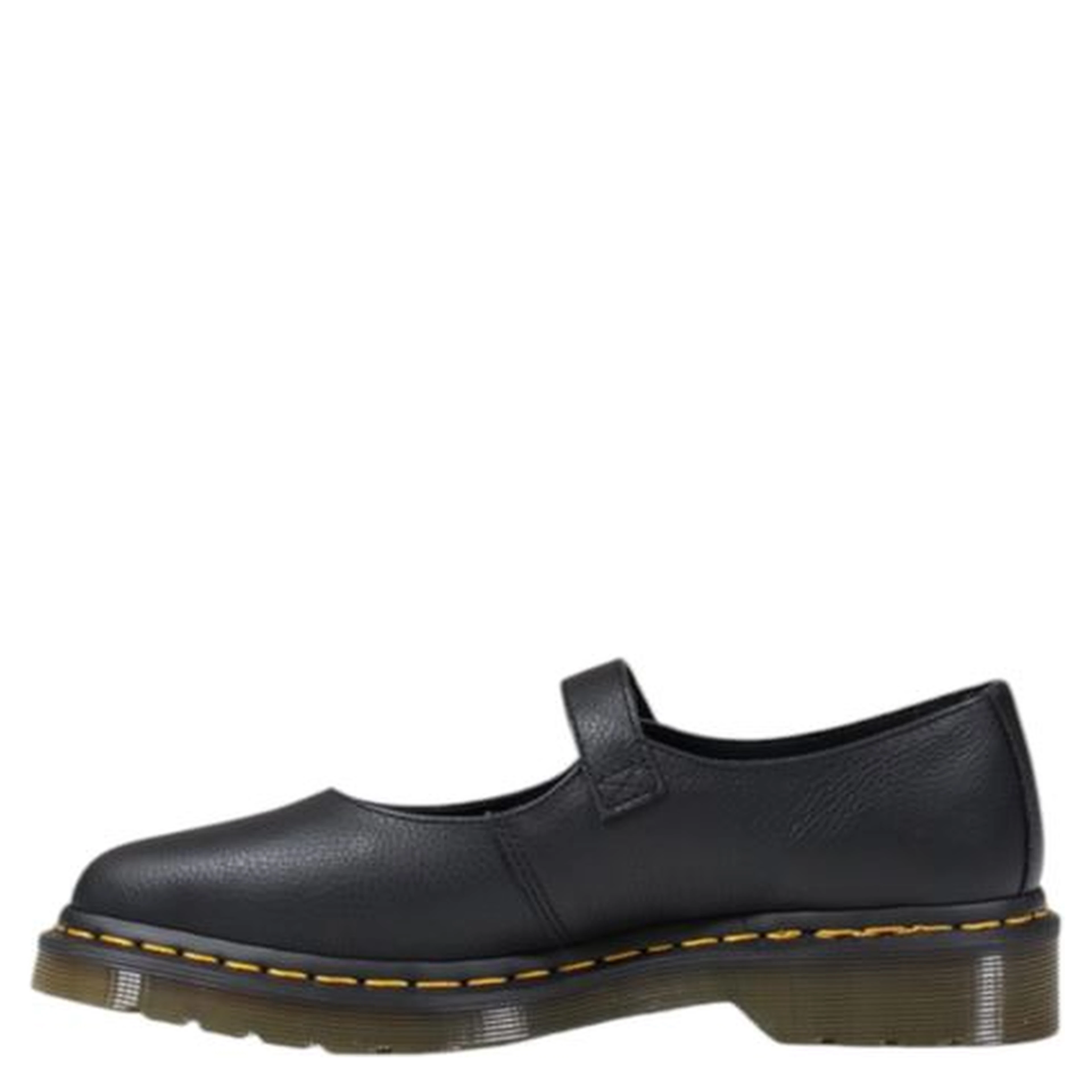 Black Leather Platform Pumps