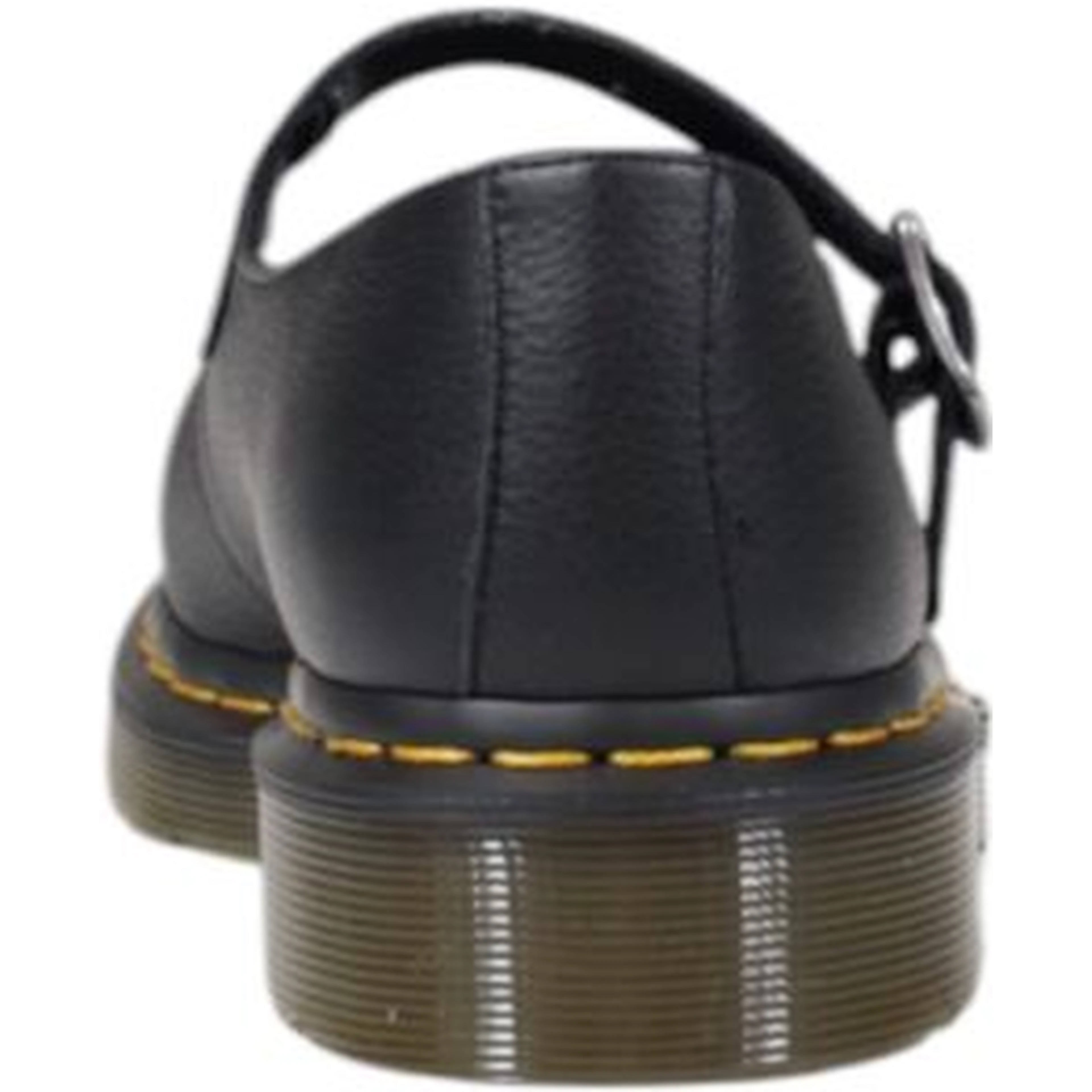 Black Leather Platform Pumps