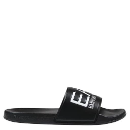 Black And White Pvc Slippers