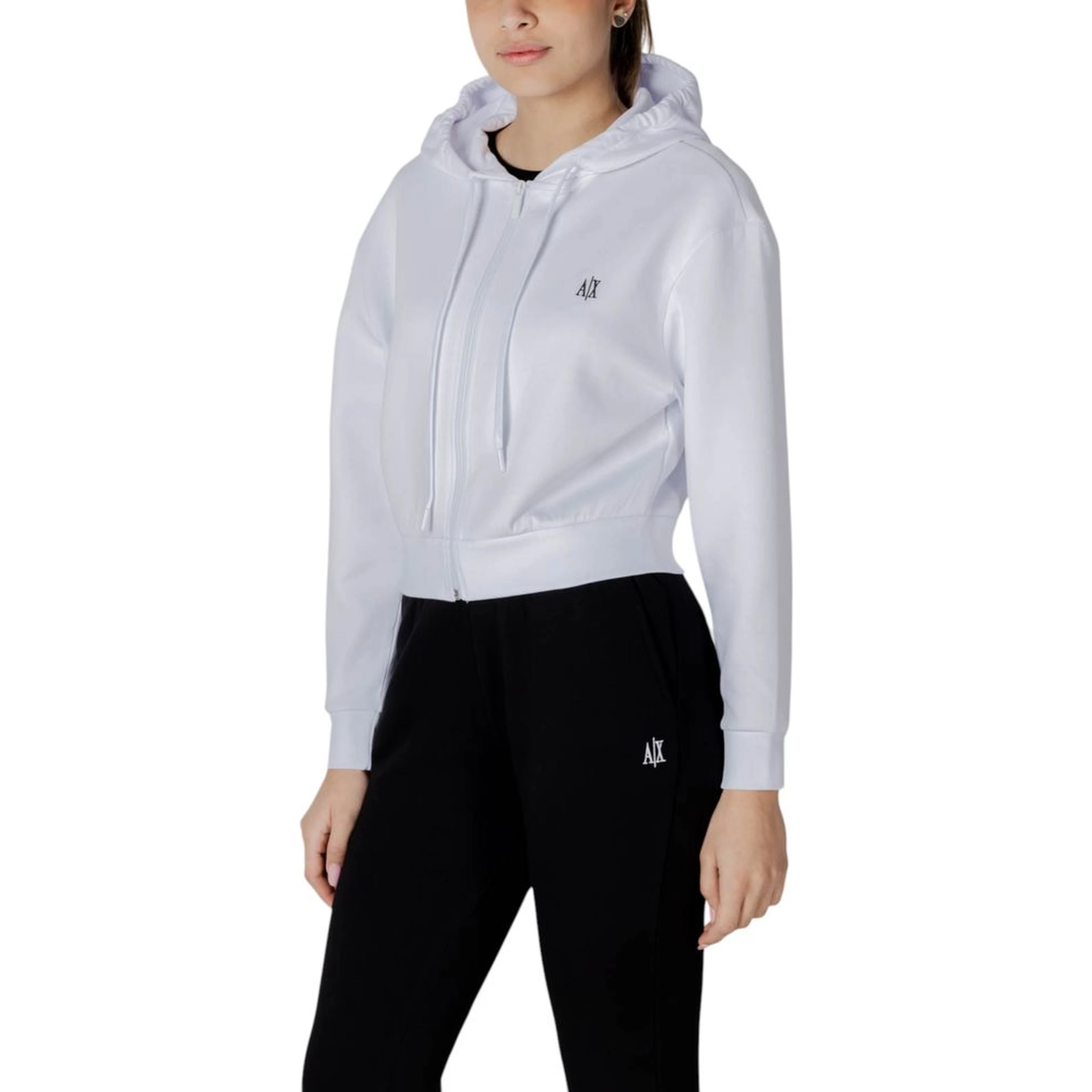 White Cotton Hoodie
