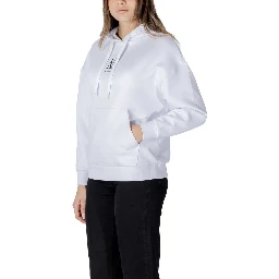 White Cotton Hoodie