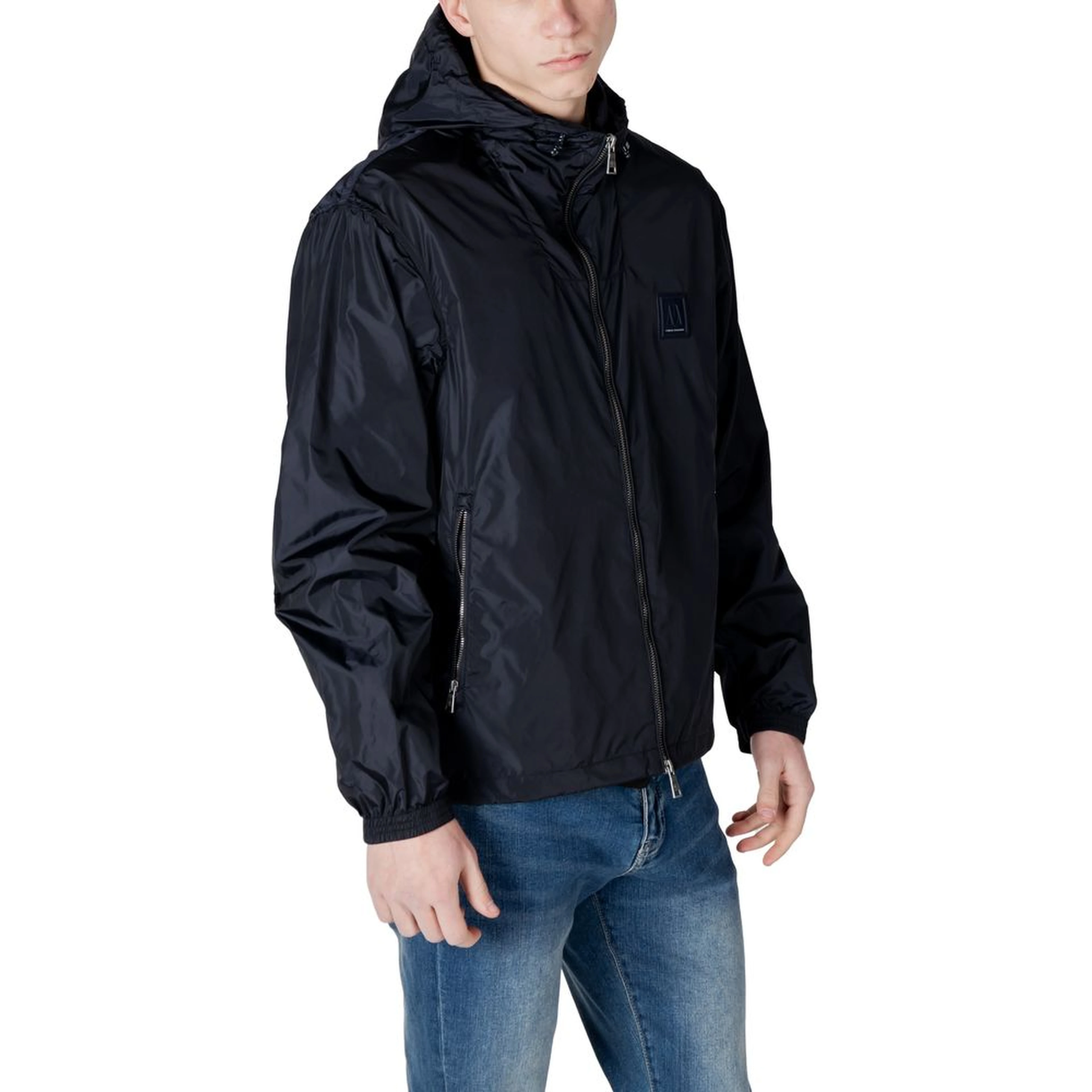 Blue Polyamide Shell Jacket