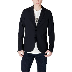 Black Cotton Blazer