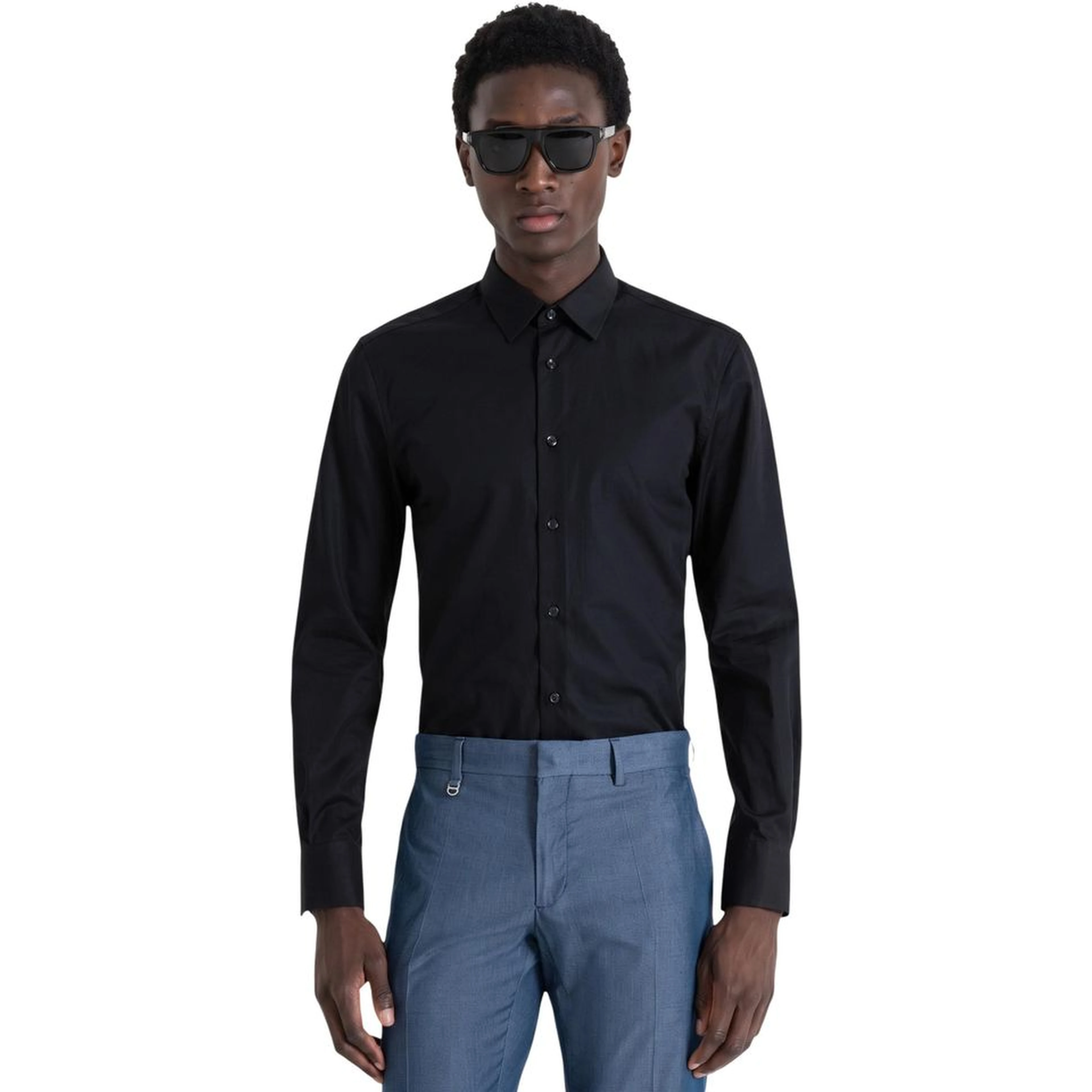 Black Cotton Shirt