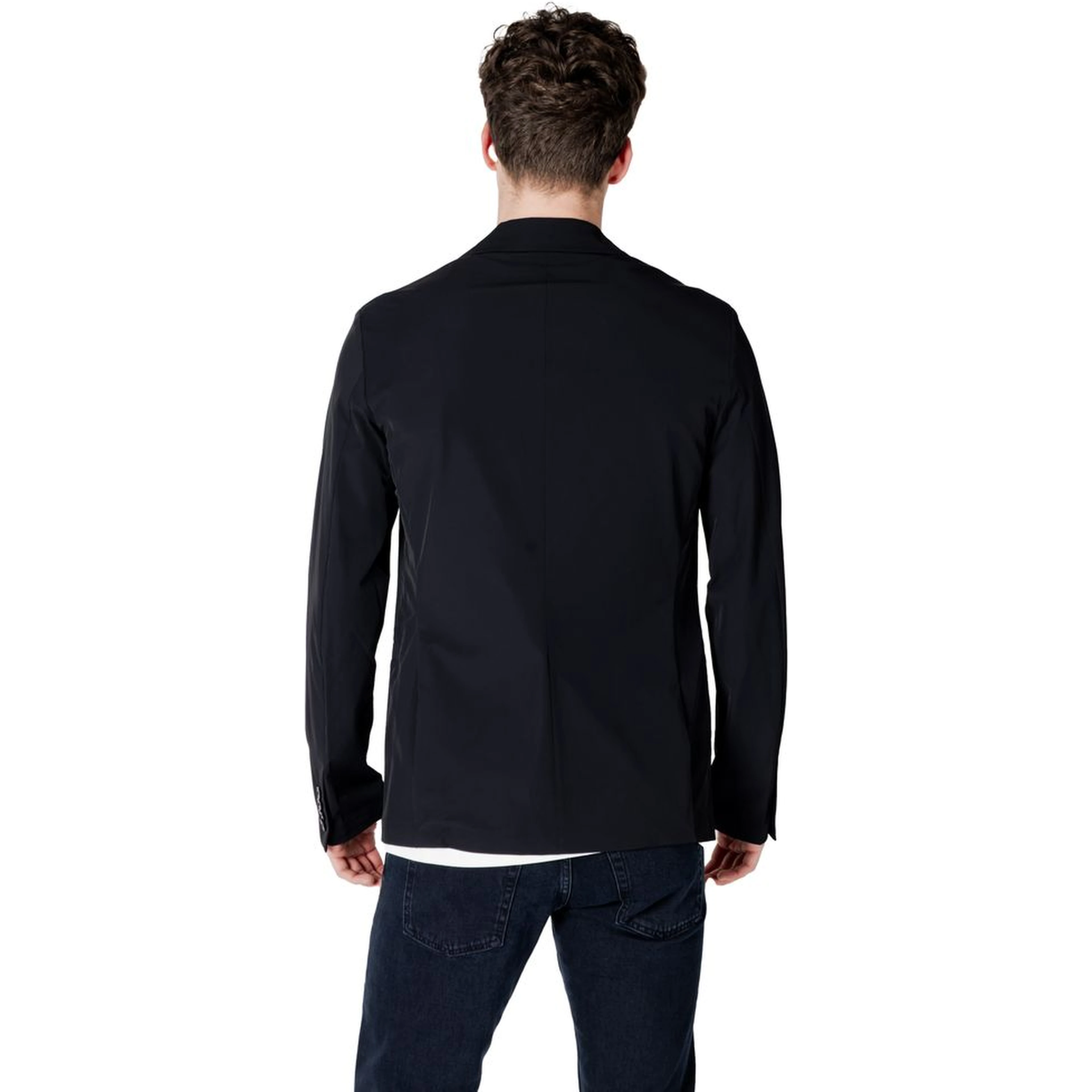 Black Cotton Blazer