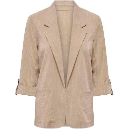 Beige Viscose Blazer
