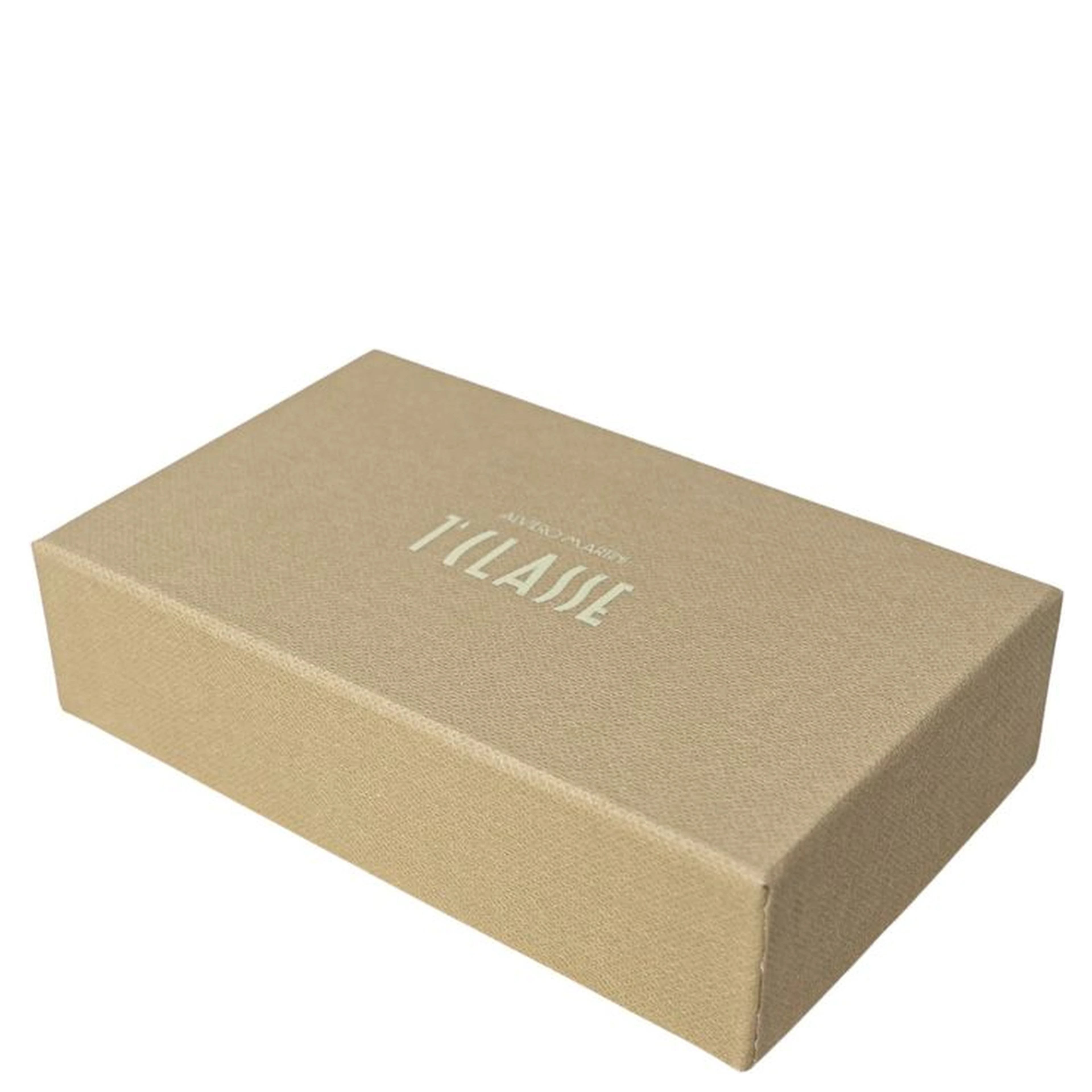 Beige Leather Keychain