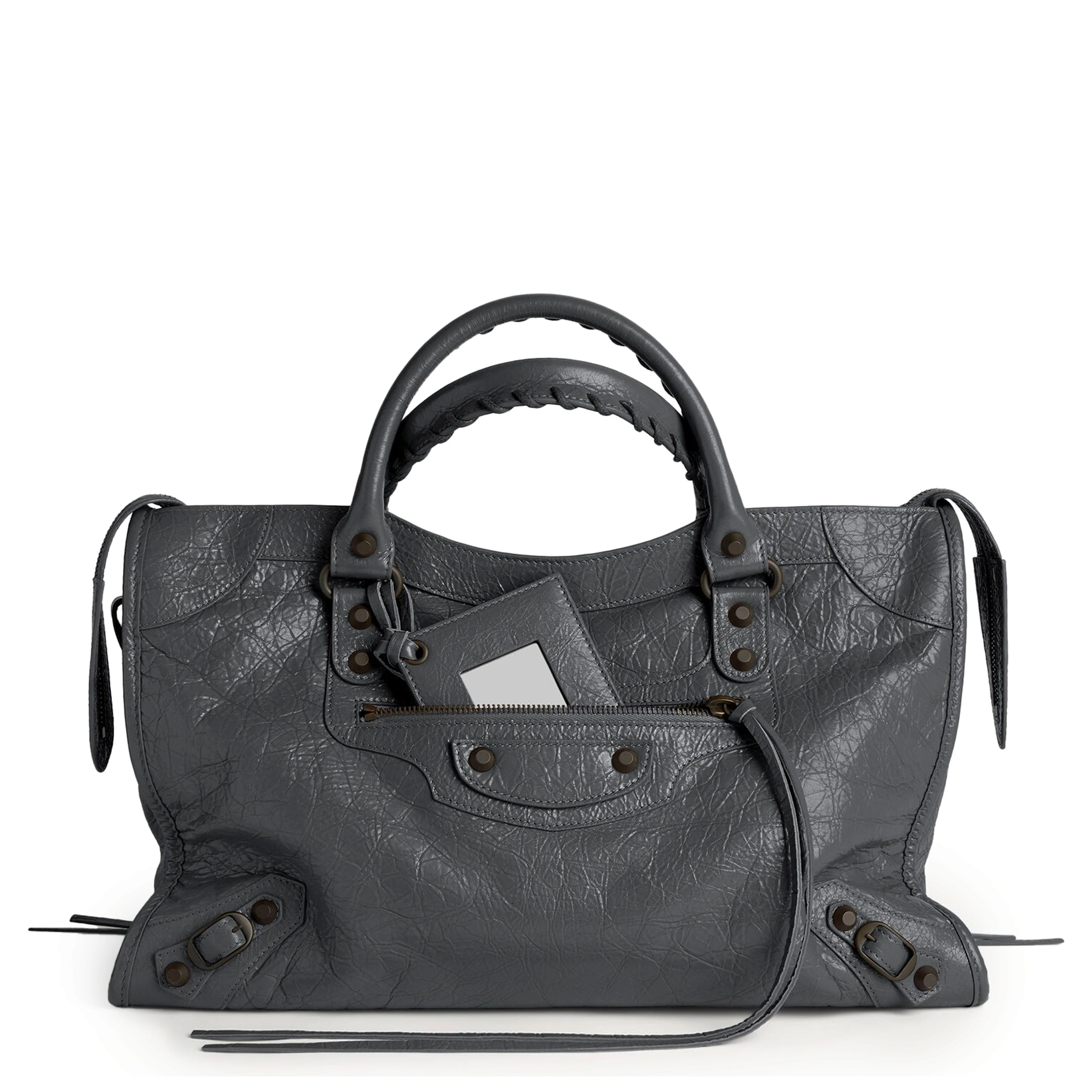 Medium Le City bag in volcanic stone