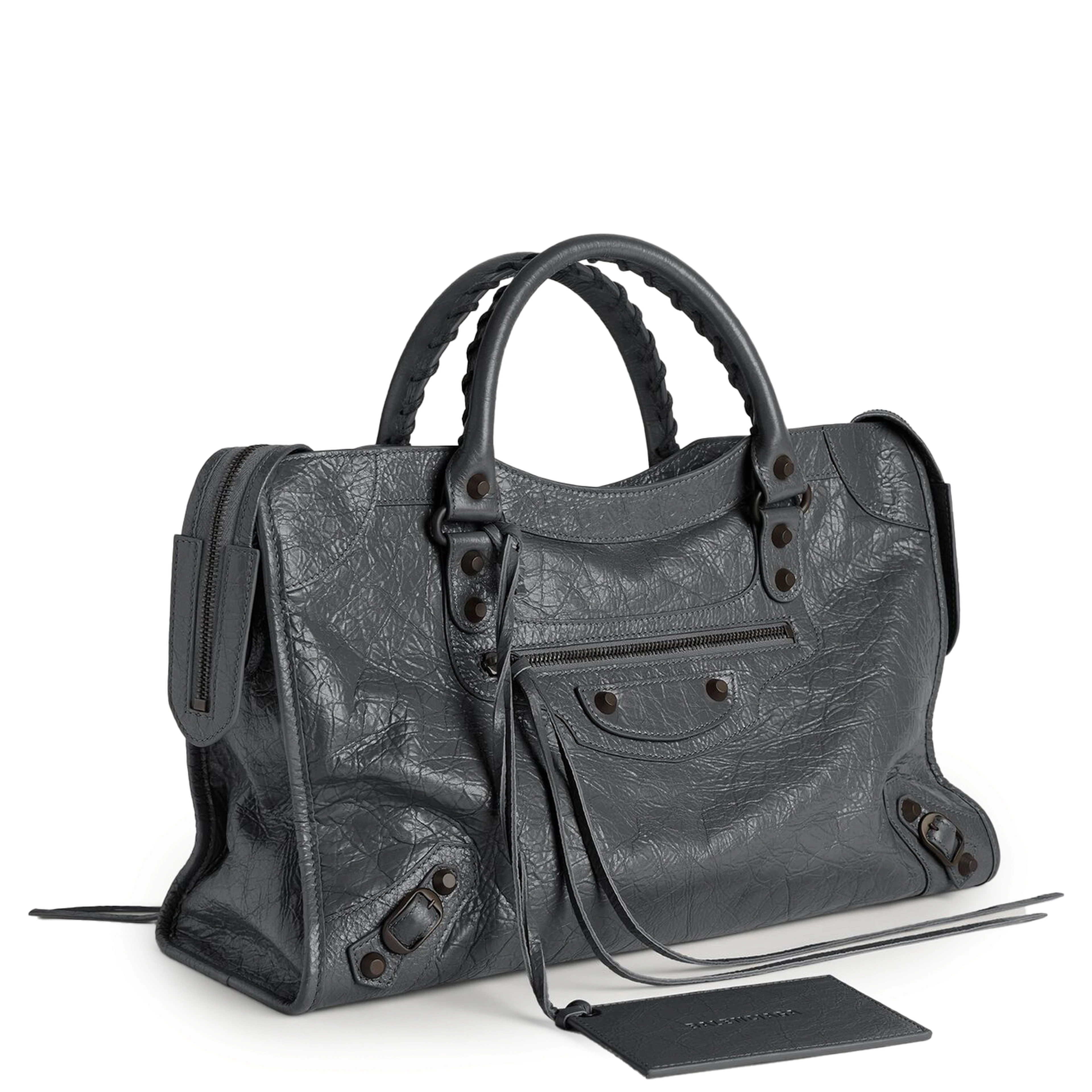 Medium Le City bag in volcanic stone