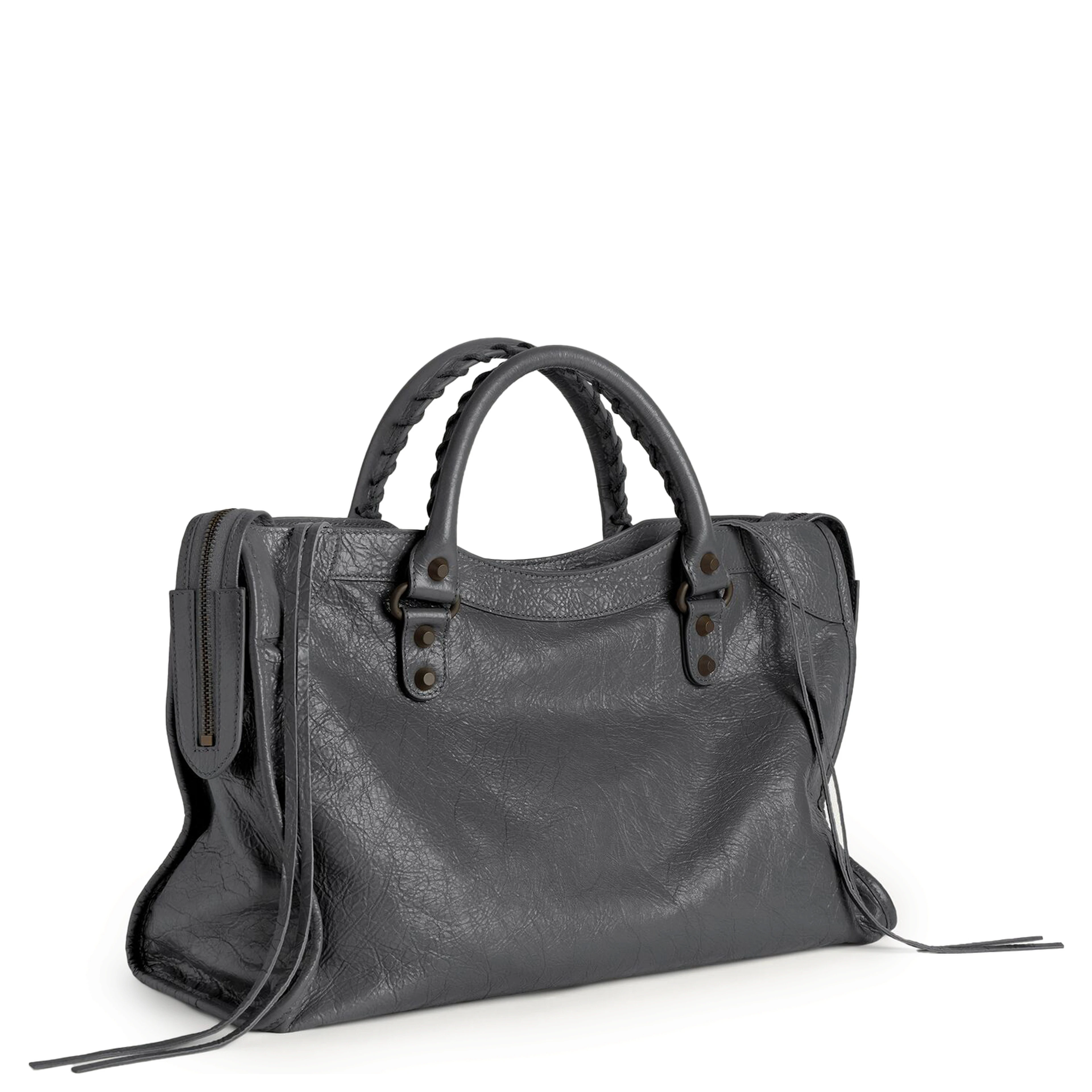 Medium Le City bag in volcanic stone