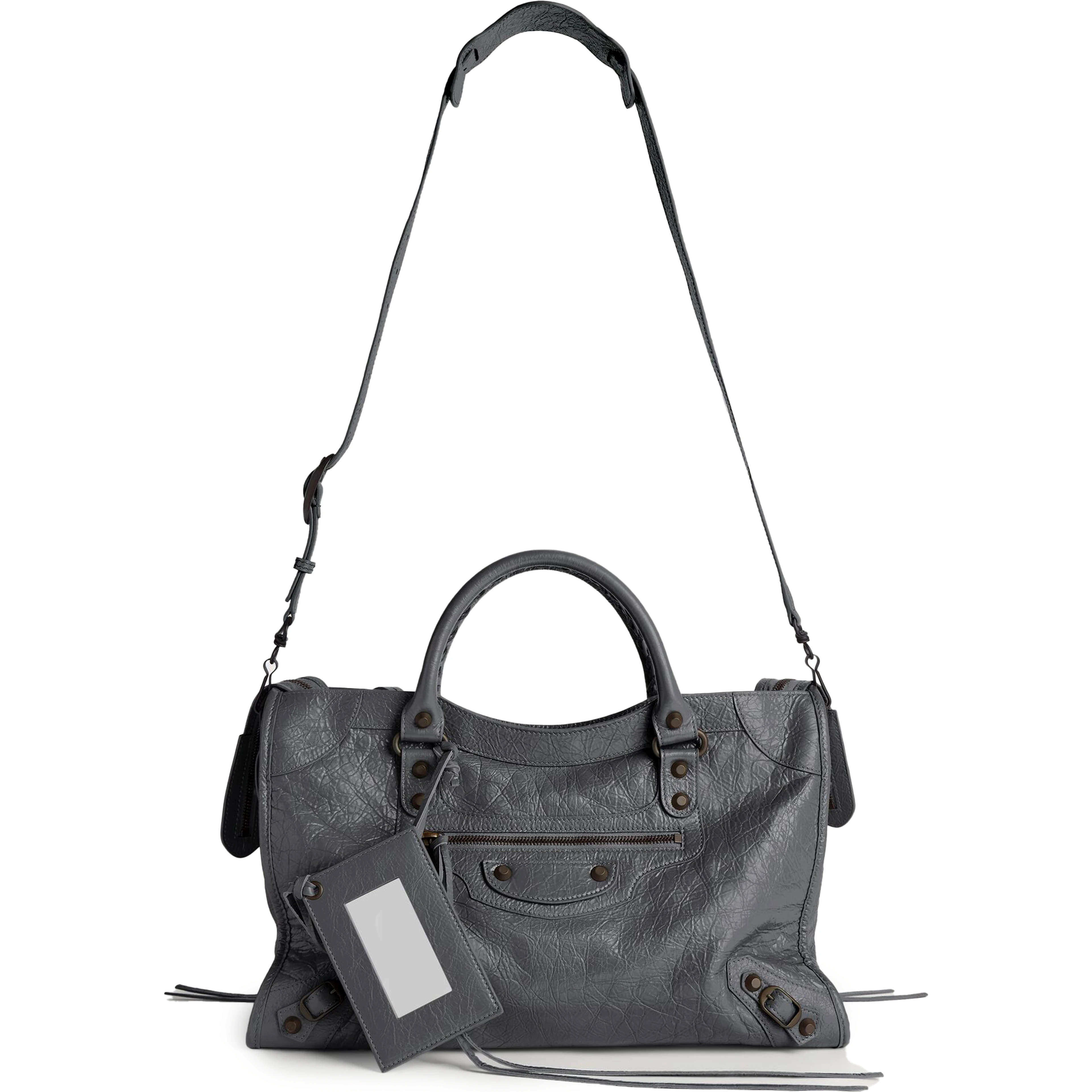 Medium Le City bag in volcanic stone