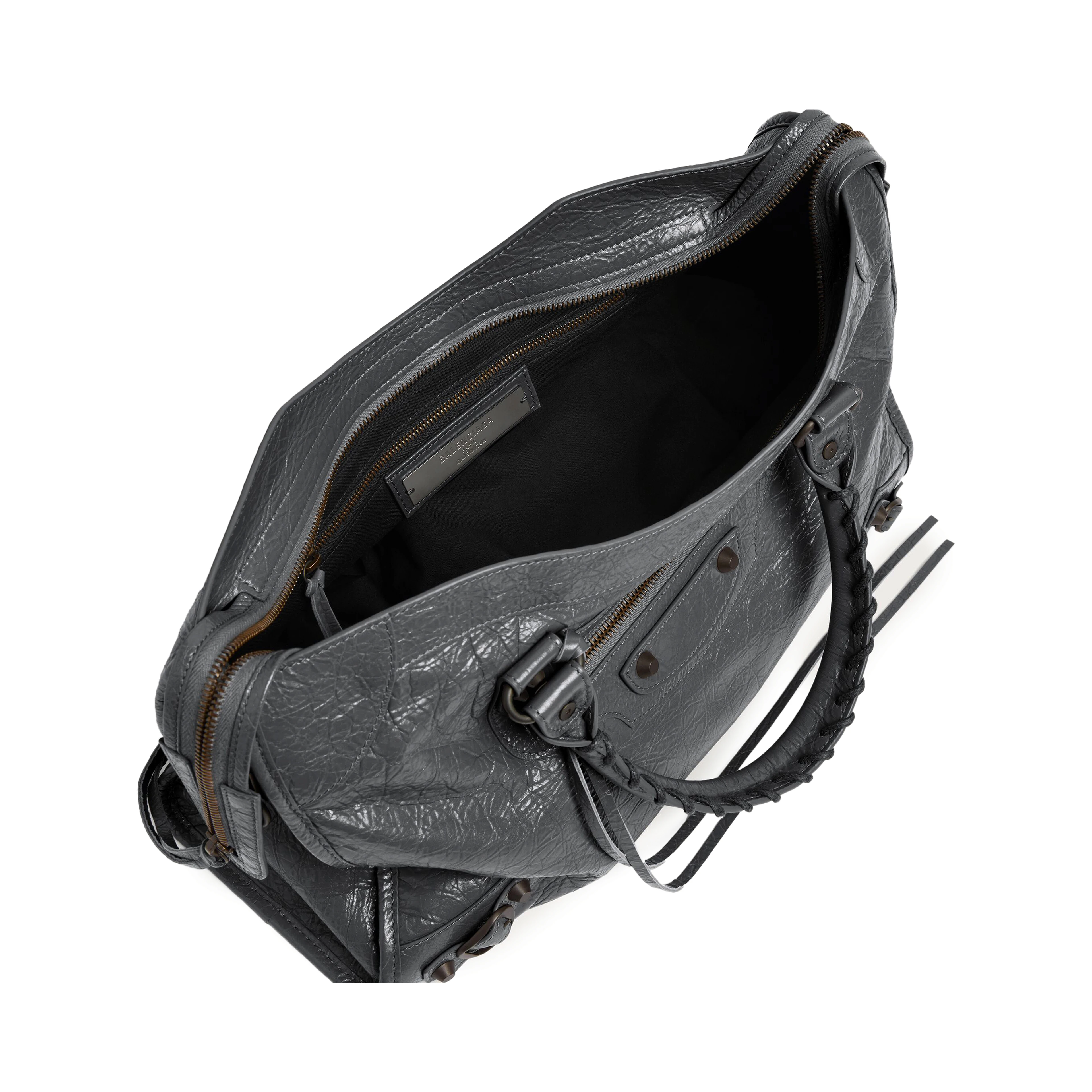 Medium Le City bag in volcanic stone