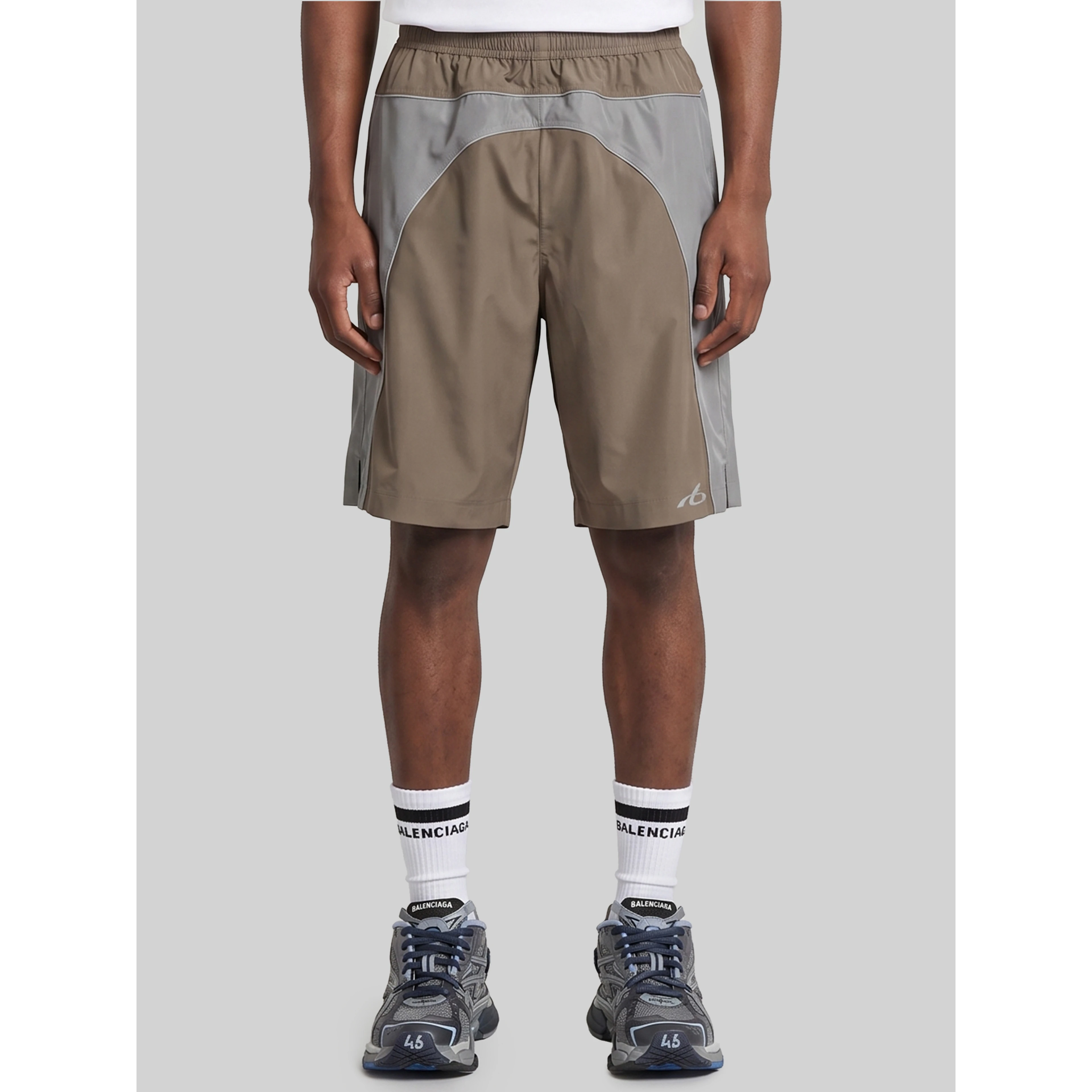 Techwear track shorts