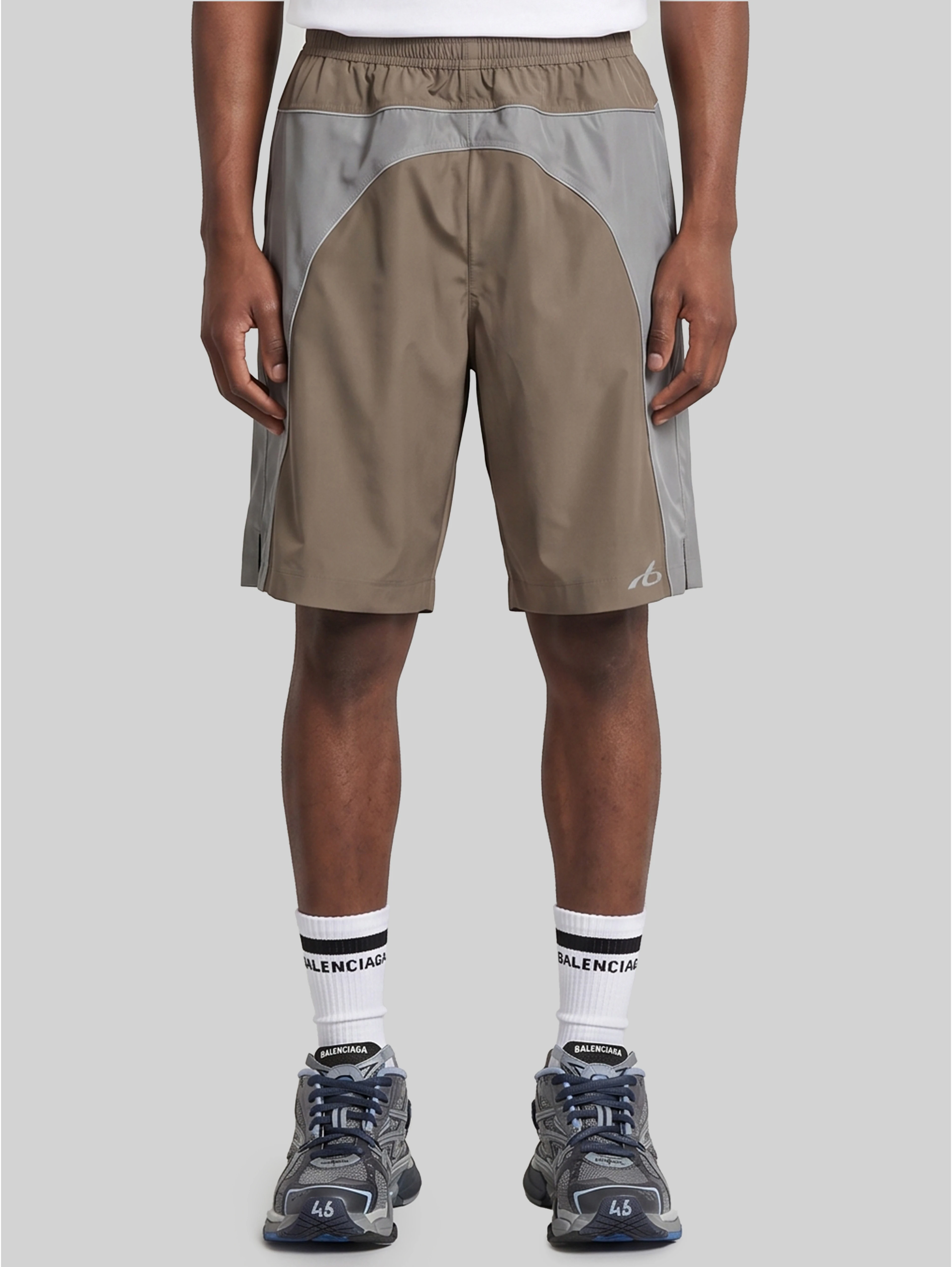 Techwear track shorts