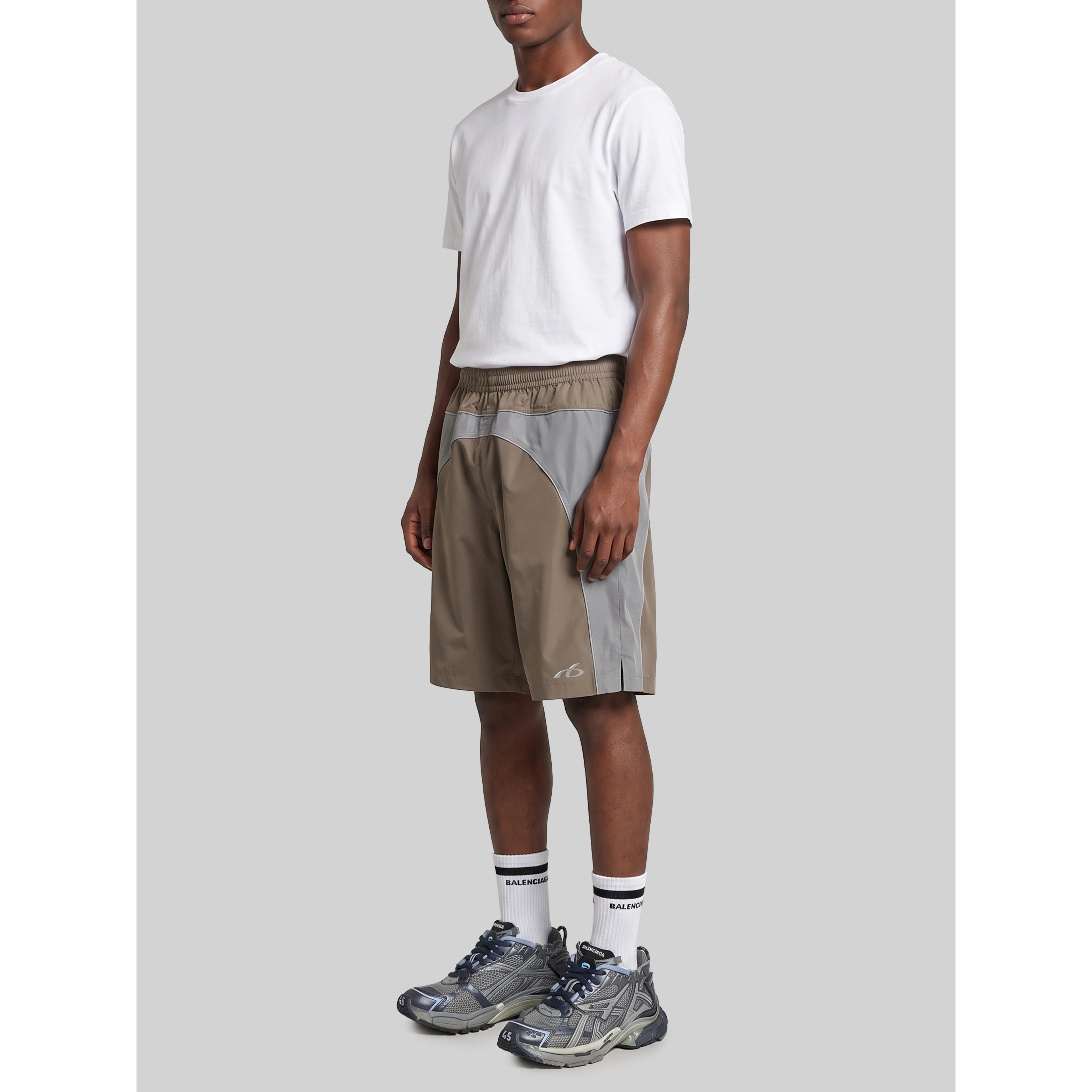 Techwear track shorts