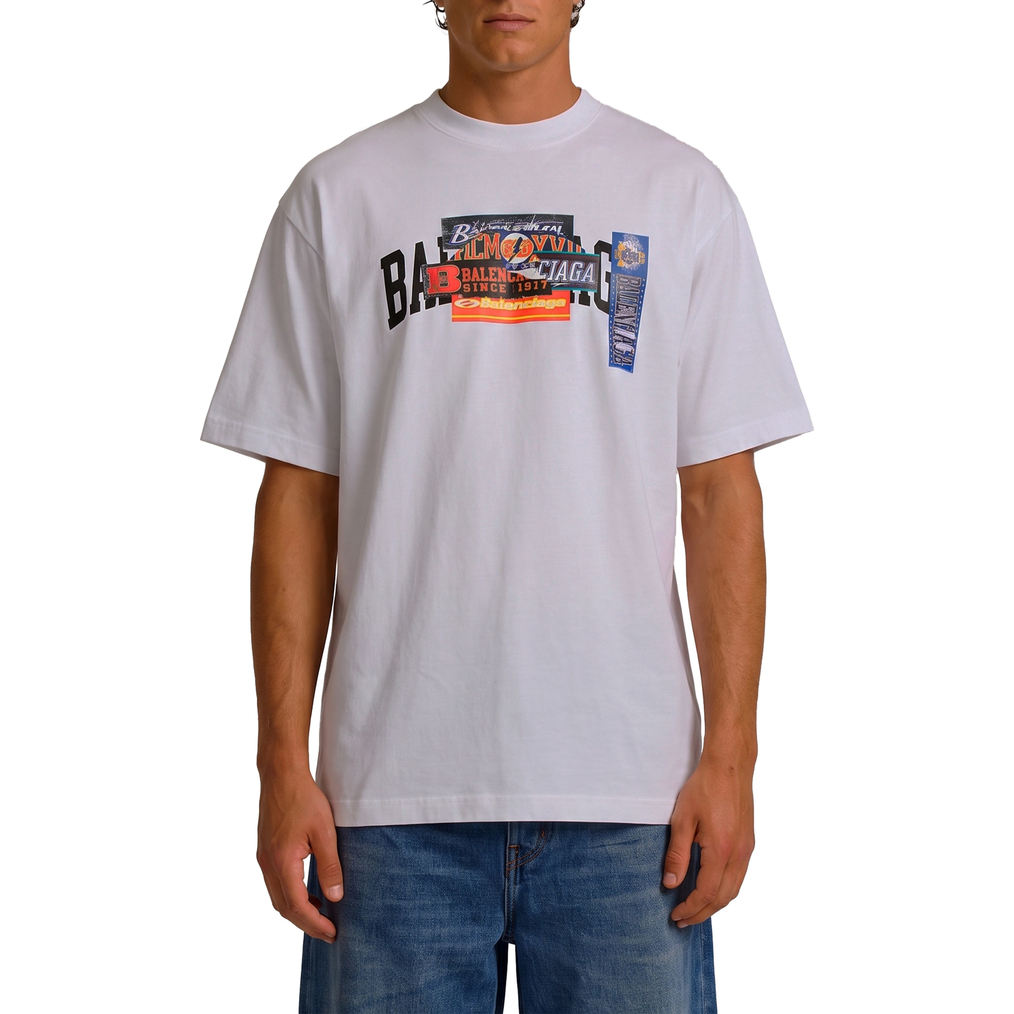 Medium fit Bumper Stickers T-shirt