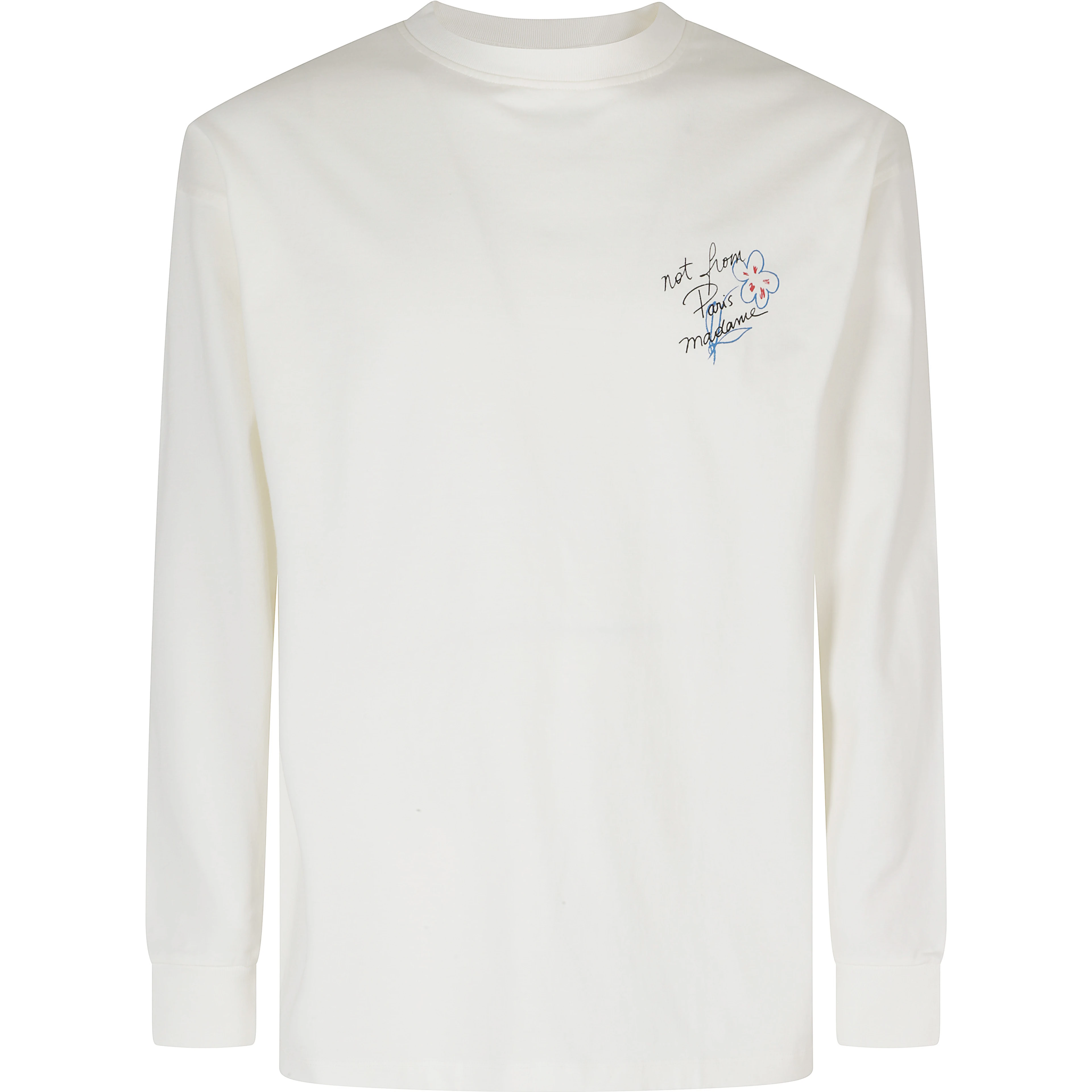 ESQUISSE SLOGAN LONG SLEEVE TSHIRT