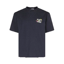 VINE EMRBOIDERED SLOGAN TSHIRT