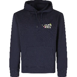 VINE EMBROIDERED SLOGAN HOODIE