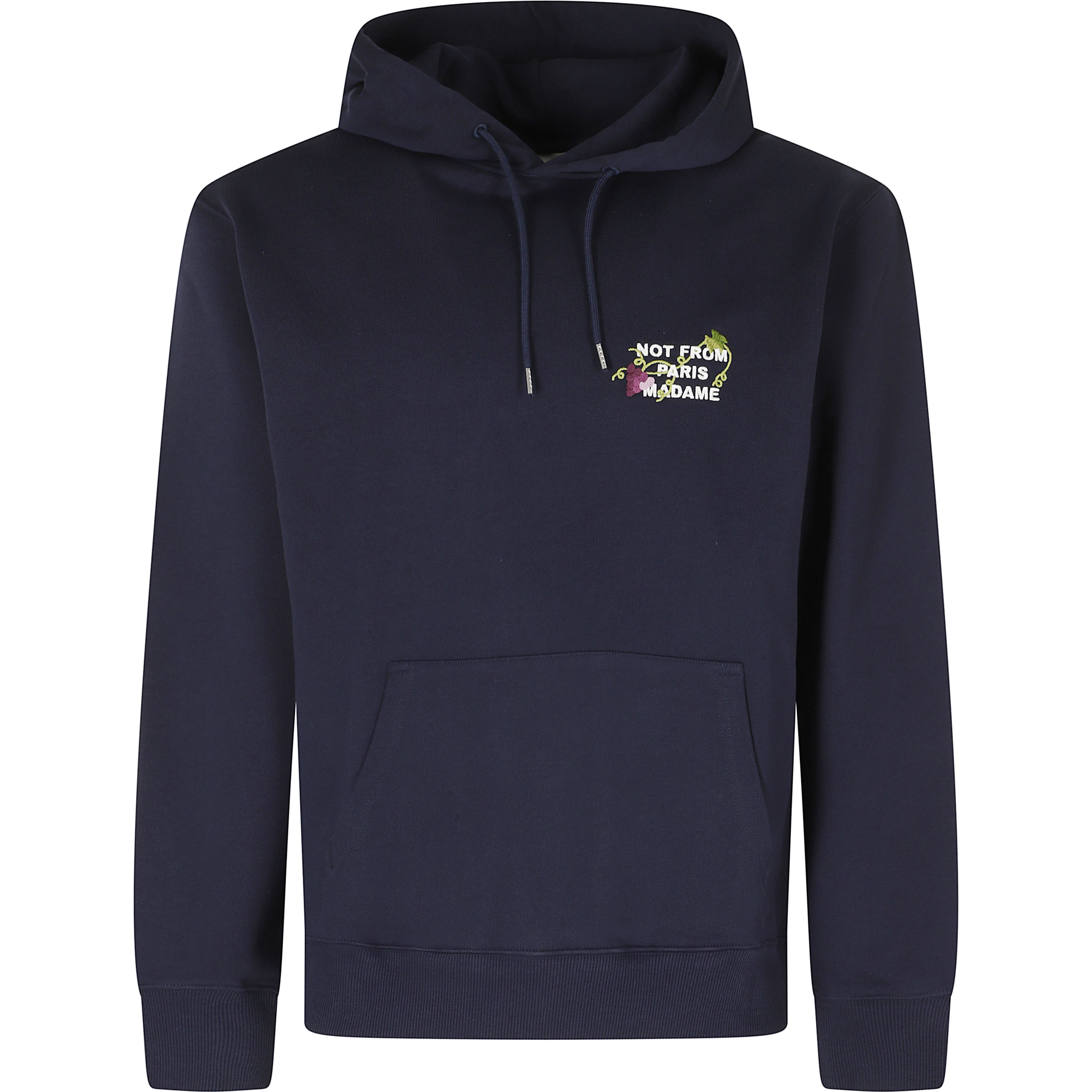VINE EMBROIDERED SLOGAN HOODIE