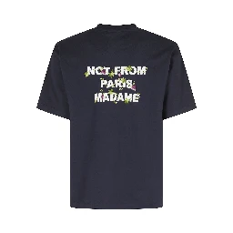 VINE EMRBOIDERED SLOGAN TSHIRT