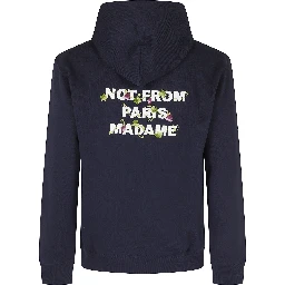 VINE EMBROIDERED SLOGAN HOODIE