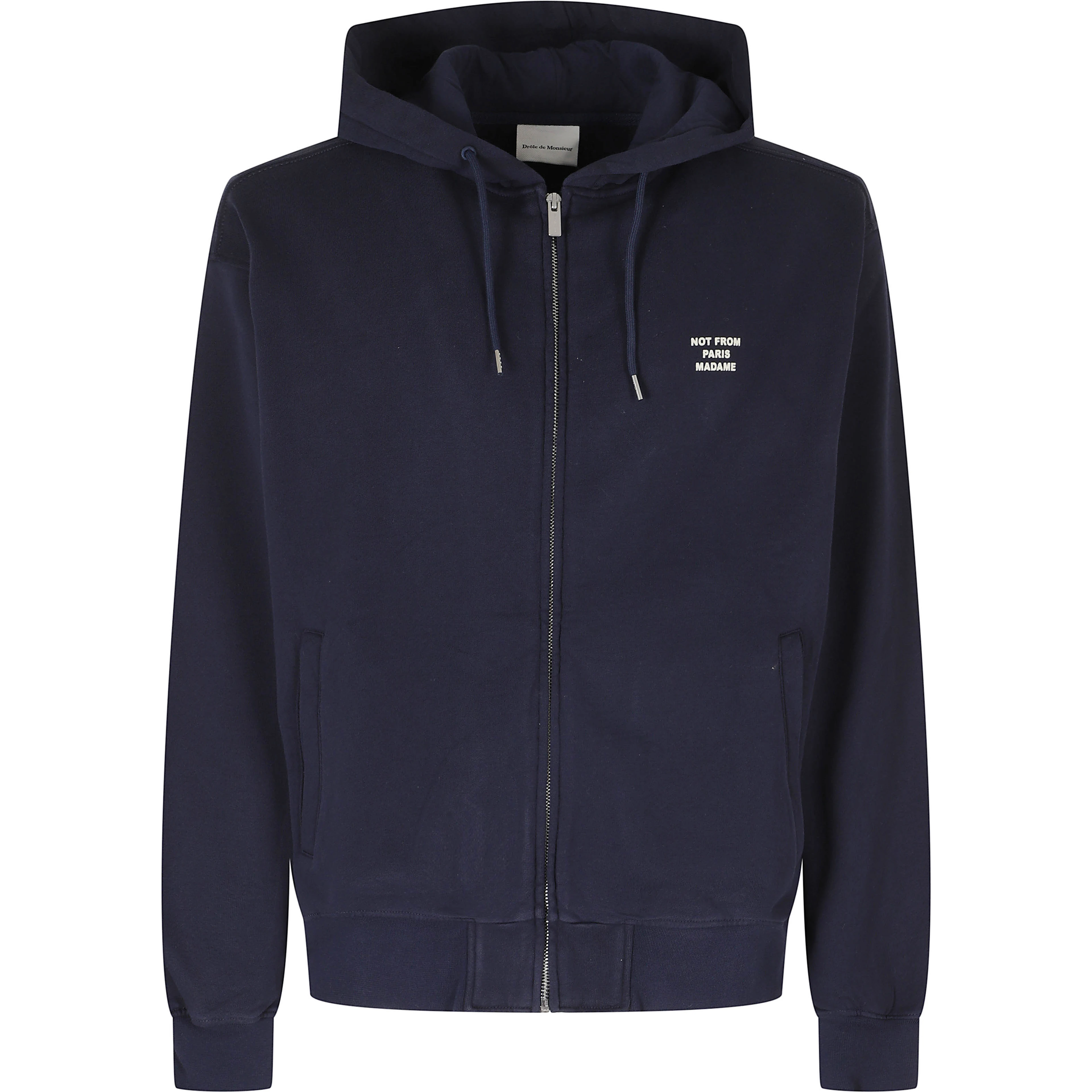 SLOGAN ZIP SWEATSHIRT