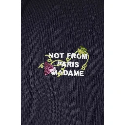 VINE EMBROIDERED SLOGAN HOODIE