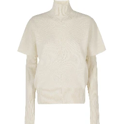 MAGLIA M/M COLLO ALTO CON MANICOTTI