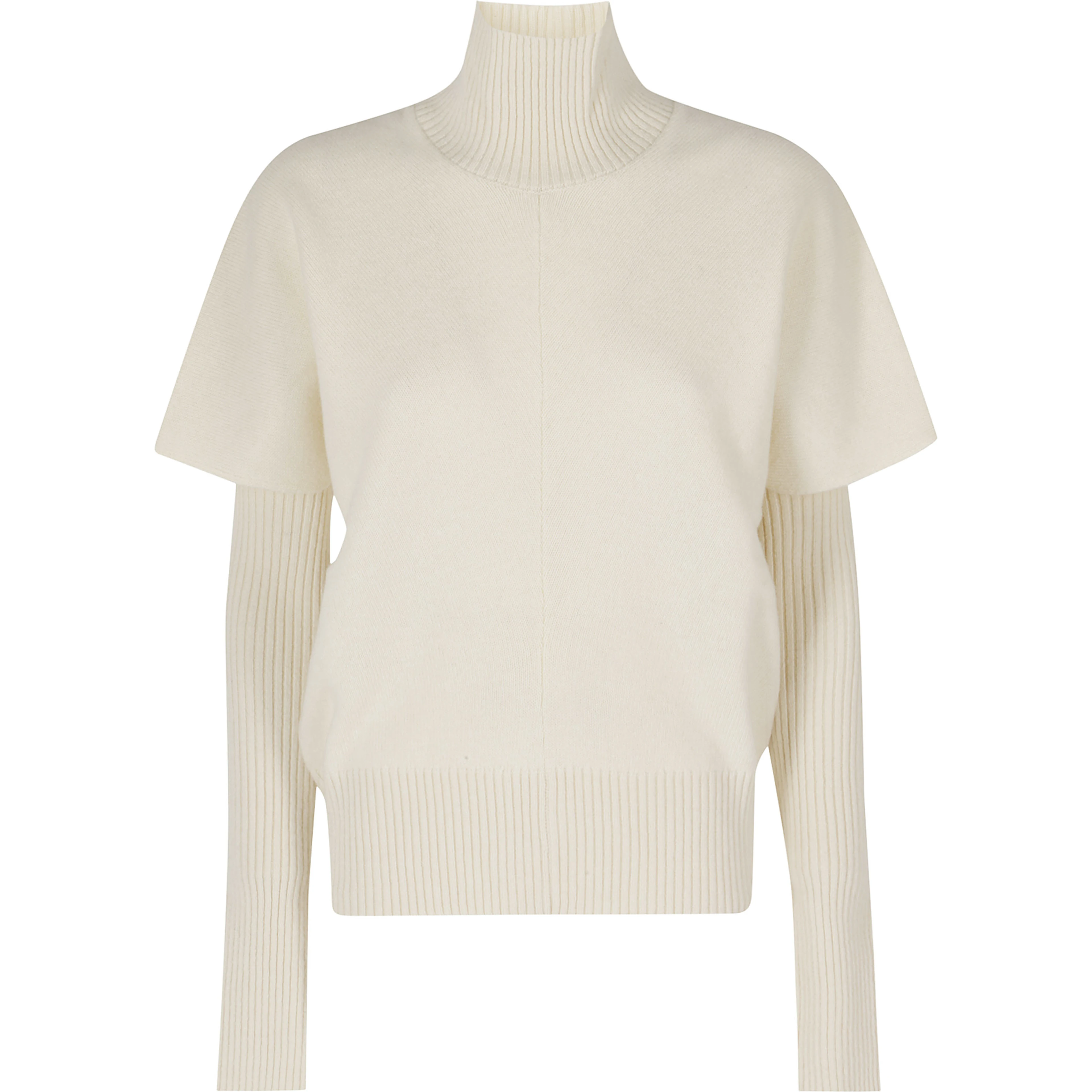 MAGLIA M/M COLLO ALTO CON MANICOTTI